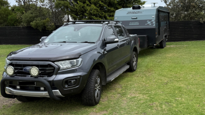 David's new caravan